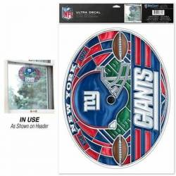 New York Giants - Stained Glass 11x17 Ultra Decal