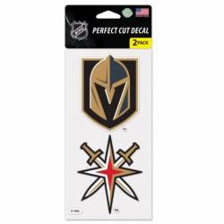 Las Vegas LV Golden Knights Set of 6 Removable Wall Decal Stickers