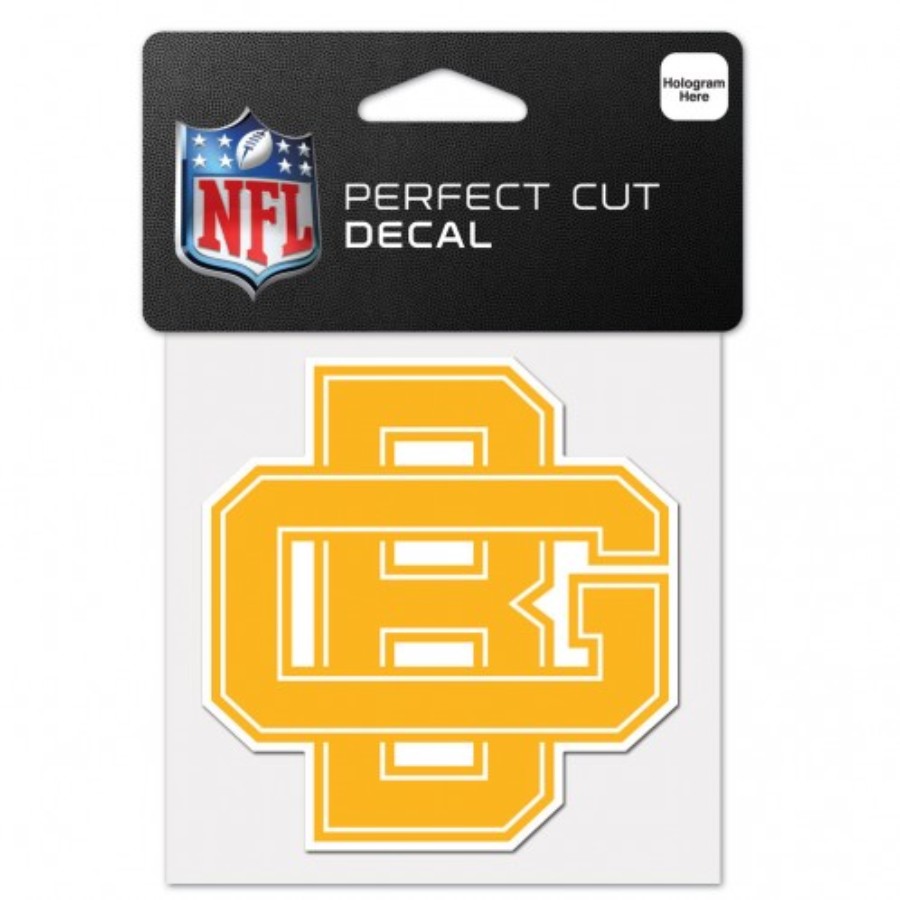 Green Bay Packers Retro Scramble Logo - 4x4 Die Cut Decal