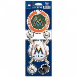Miami Marlins - Prismatic Decal Set