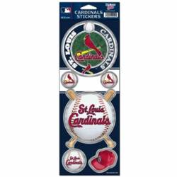 St. Louis Cardinals - Set Of 5 Prismatic Sticker Sheet