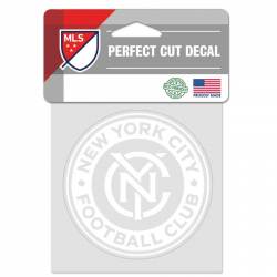 New York City Football Club - 4x4 White Die Cut Decal