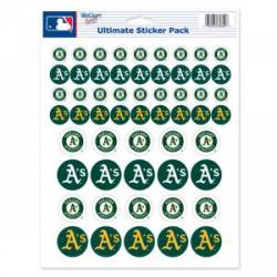 Oakland Athletics A's - 8.5x11 Sticker Sheet