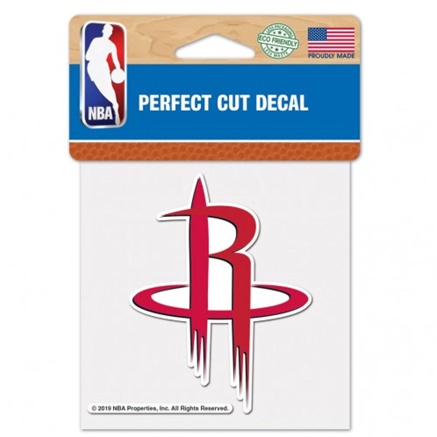 Houston Rockets 4x4 Die Cut Decal at Sticker Shoppe