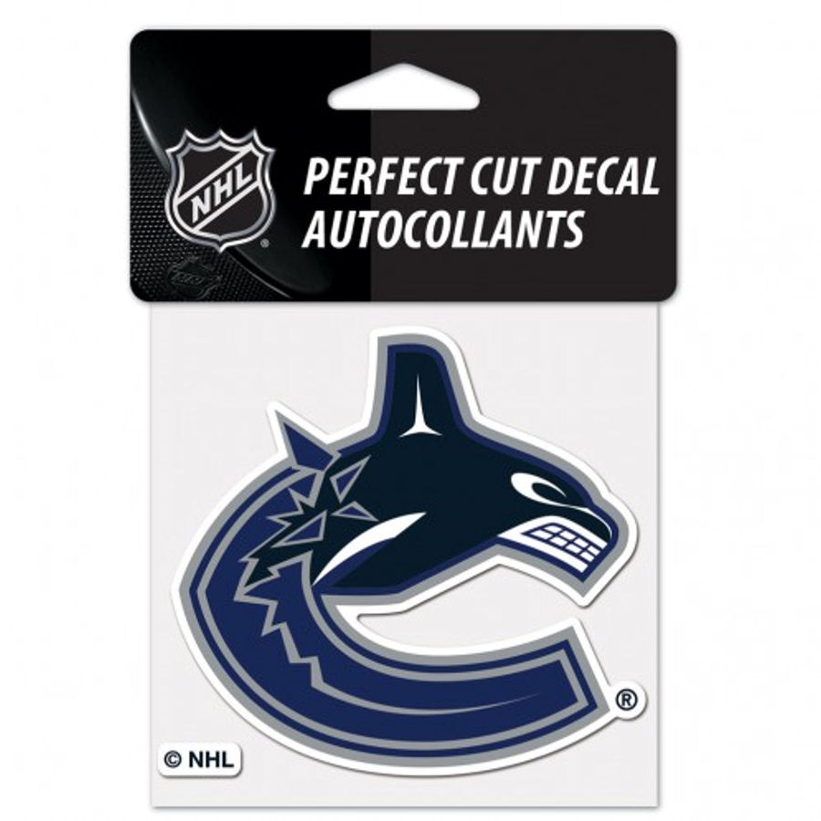 Vancouver Canucks 4x4 Die Cut Decal at Sticker Shoppe
