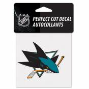 San Jose Sharks - 4x4 Die Cut Decal