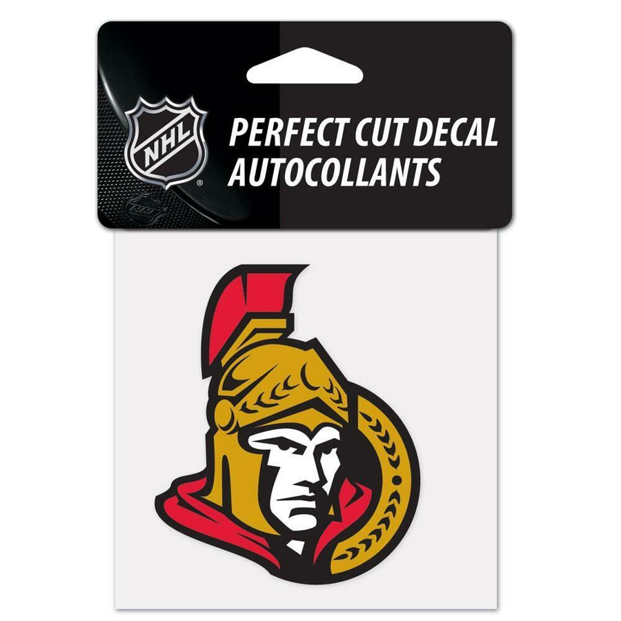 Ottawa Senators 4x4 Die Cut Decal at Sticker Shoppe