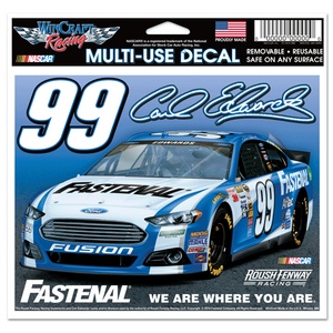 Carl Edwards #99 Fastenal - 5x6 Ultra Decal