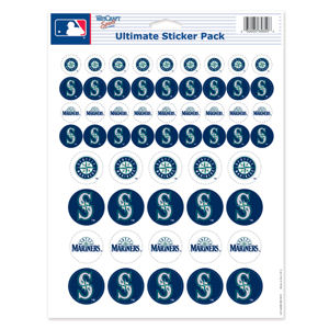 Seattle Mariners - 8.5x11 Sticker Sheet