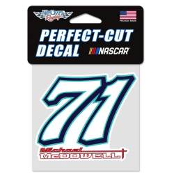 Michael McDowell #71 - 4x4 Die Cut Decal
