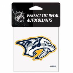 Nashville Predators Reverse Retro Logo - 4x4 Die Cut Decal
