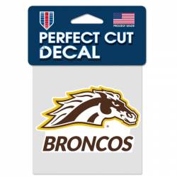 Western Michigan University Broncos - 4x4 Die Cut Decal
