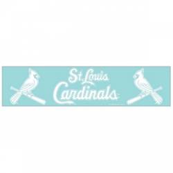 ST. LOUIS CARDINALS BLACK AND WHITE OVAL DECAL STICKER 4x 6 EST. 189 – My  Team Depot