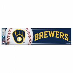 Milwaukee Brewers 2020 Logo - 3x12 Bumper Sticker Strip