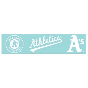 Oakland Athletics A's - 4x17 White Die Cut Decal