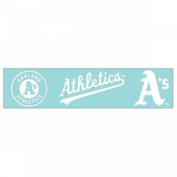 Oakland Athletics A's - 4x17 White Die Cut Decal
