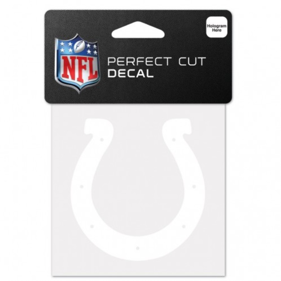 Indianapolis Colts Logo - 4x4 White Die Cut Decal