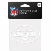 New York Jets Logo - 4x4 White Die Cut Decal