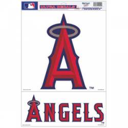 MLB 4 Los Angeles Angels Team Logo Stickers Set Individual Official Major League Baseball Helmet Emblems of Anaheim La California