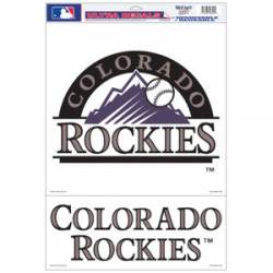 Colorado Rockies - 11x17 Ultra Decal Set