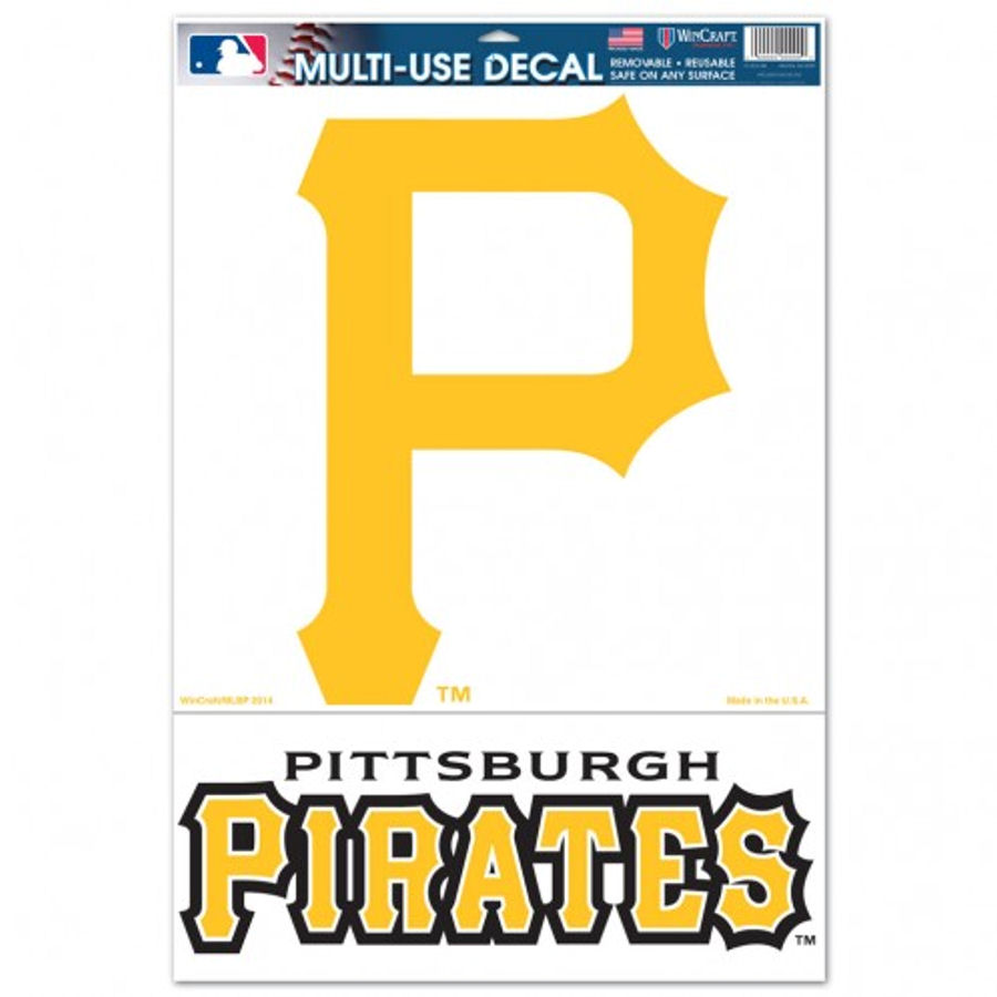 Pittsburgh Pirates 11x17 Ultra Decal Set at Sticker Shoppe