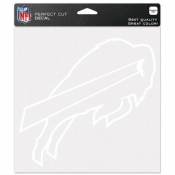 Buffalo Bills - 8x8 White Die Cut Decal