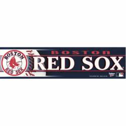 Boston Red Sox Round Logo - 3x12 Bumper Sticker Strip