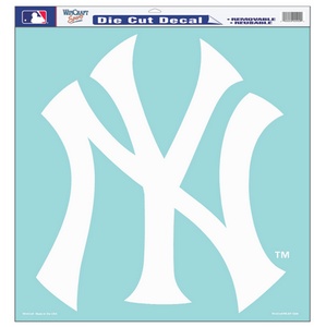 New York Yankees - 18x18 White Die Cut Decal