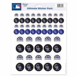Colorado Rockies - 8.5x11 Sticker Sheet