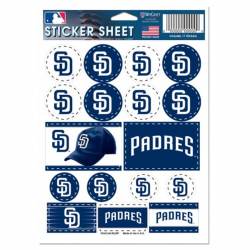 San Diego Padres - 5x7 Sticker Sheet