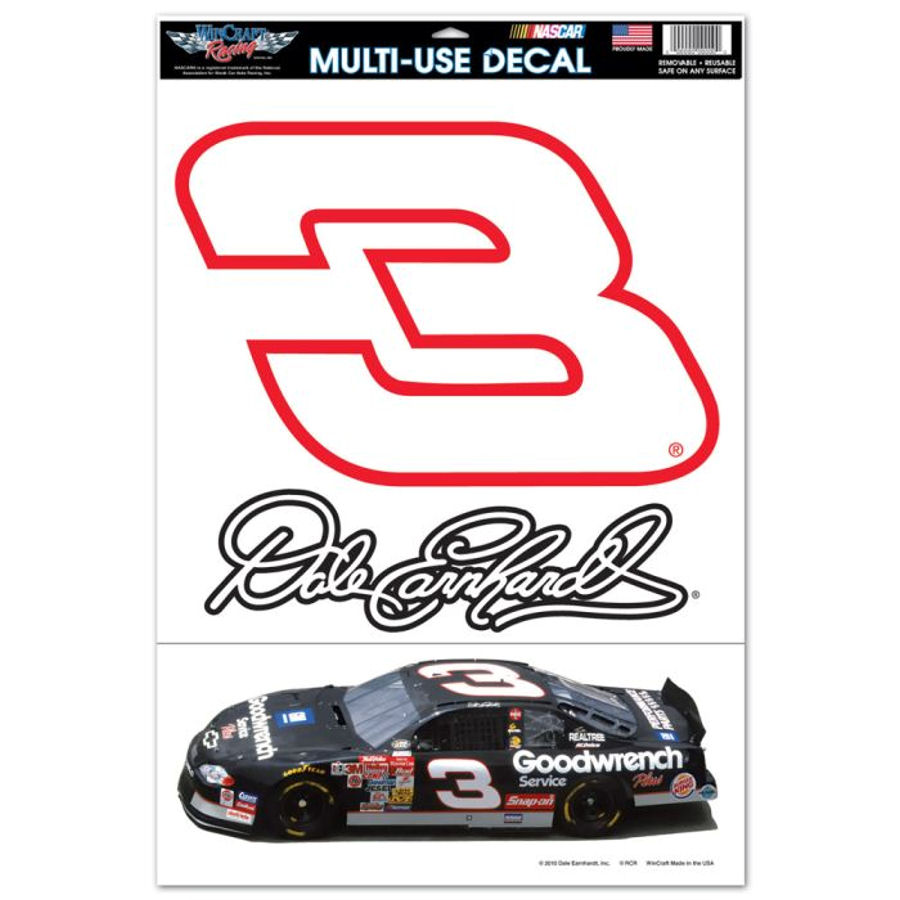 Dale Earnhardt #3 - 11x17 Ultra Decal Set