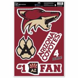Arizona Coyotes - Set of 4 Ultra Decals