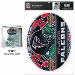 Atlanta Falcons - Stained Glass 11x17 Ultra Decal