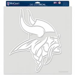 Minnesota Vikings - 18x18 White Die Cut Decal