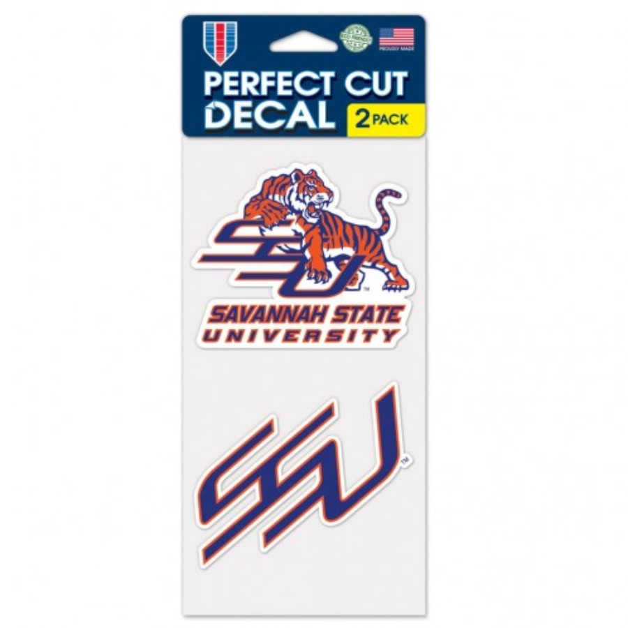 Savannah State University Tigers - Set of Two 4x4 Die Cut Decals