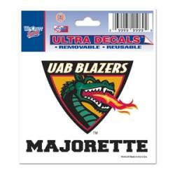 University Of Alabama At Birmingham Blazers Majorette - 3x4 Ultra Decal