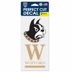 Wofford Terriers University College NCAA Car Bumper Vinyl Sticker Decal 4"X5" 