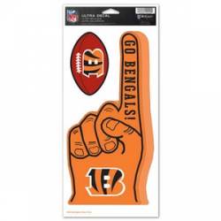 Siskiyou Sports NFL Fan Shop Cincinnati Bengals Auto Decal Sheet Team Color, 8.00" X 8.00" In | Whizz Decals - Foto 2