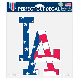 Los Angeles Dodgers Stars & Stripes - 8x8 Full Color Die Cut Decal at  Sticker Shoppe