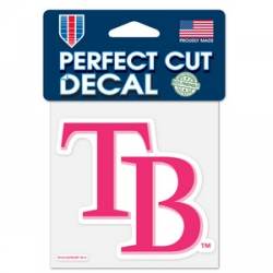 Tampa Bay Rays Alternate Pink - 4x4 Die Cut Decal