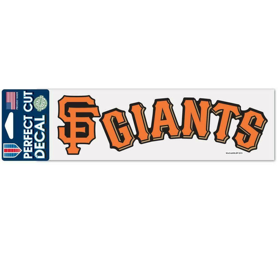 San Francisco Giants Script Logo 3x10 Die Cut Decal at Sticker Shoppe