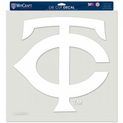 Minnesota Twins - 18x18 White Die Cut Decal