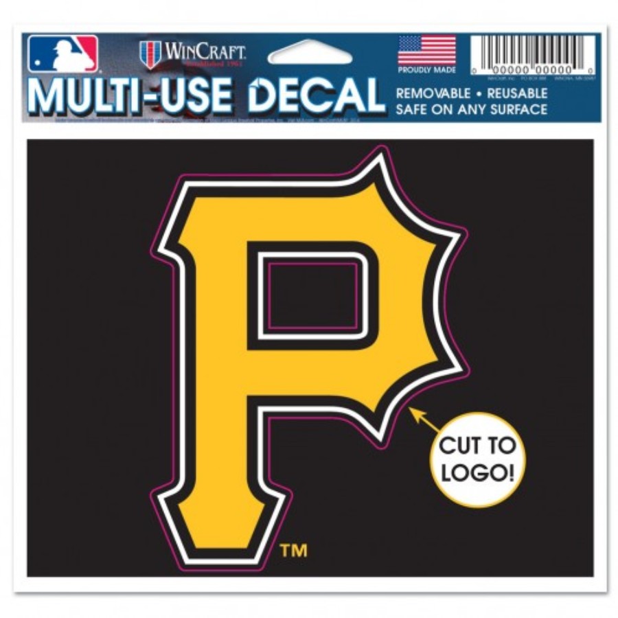 Pittsburgh Pirates Logo 4.5x5.75 Die Cut Ultra Decal at Sticker Shoppe
