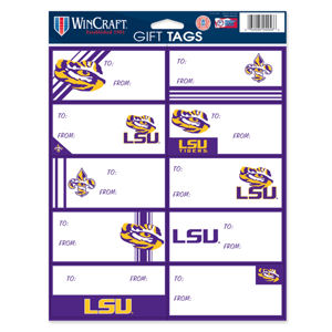 Louisiana State University LSU Tigers - Sheet of 10 Gift Tag Labels