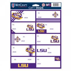 Louisiana State University LSU Tigers - Sheet of 10 Gift Tag Labels