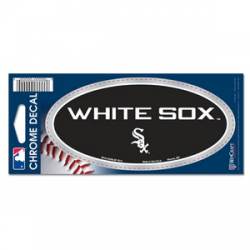 Chicago White Sox - 3x7 Oval Chrome Decal