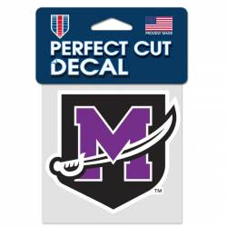 University Of Mount Union Purple Raiders Logo - 4x4 Die Cut Decal
