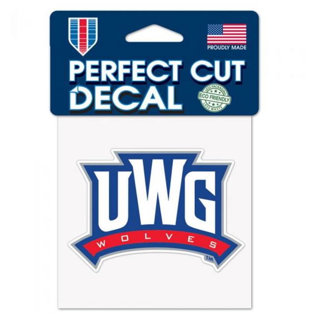 University Of West Georgia Wolves - 4x4 Die Cut Decal