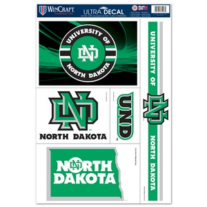 Und Sticker University Of North Dakota Fighting Sioux - Set of 5 Ultra Decals at ...