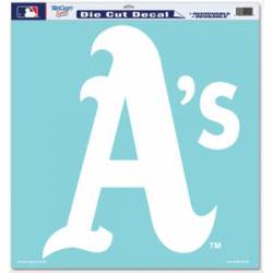 Oakland Athletics A's - 18x18 White Die Cut Decal